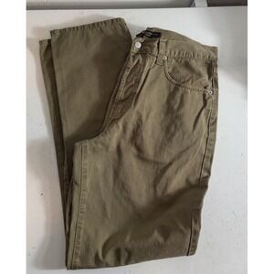 Vintage Banana Republic Laredo Fit Pants Mens 33L Button Fly Tan Brown Y2K